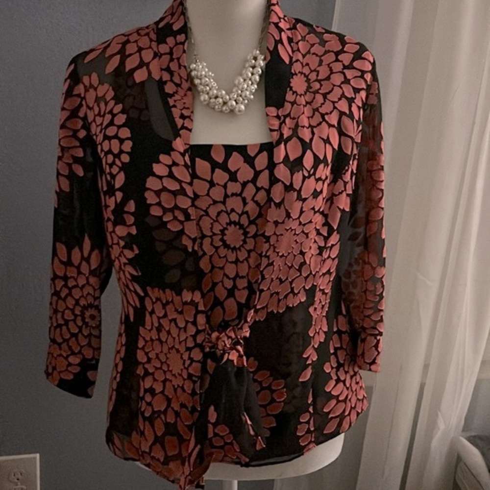💥Alex Evenings 2 Piece Dressy Top-Size M💥
